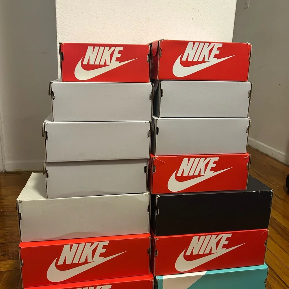 14 Nike Empty Boxes